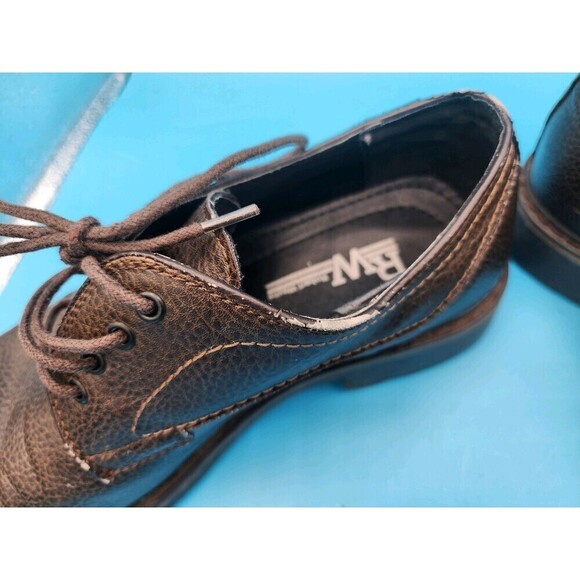 Robert Wayne Allentown Oxford Shoes Men's Size 9.5D Brown Leather Man-Made - Picture 2 of 7